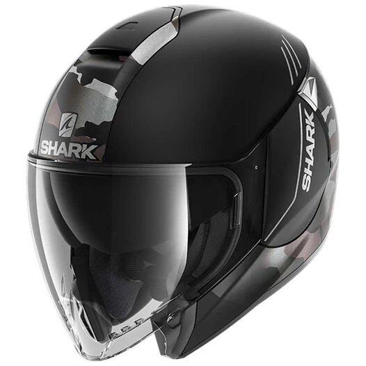 SHARK Citycruiser Genom Open Face Helmet Matte Black / Silver / Anthracite