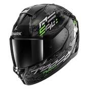 SHARK Ridill 2 Molokai Full Face Helmet Black / Silver / Green