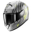 SHARK Ridill 2 Full Face Helmet Silver / Anthracite / Yellow (размер: 2xl)