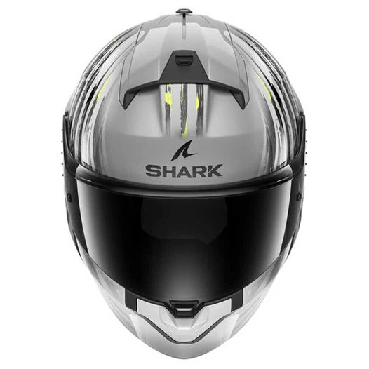 SHARK Ridill 2 Full Face Helmet Silver / Anthracite / Yellow