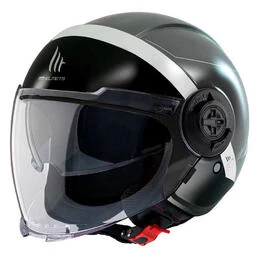 MT Helmets Viale SV S 68 Unit Open Face Helmet matt grey