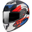 MT HELMETS Atom SV W17 Modular Helmet Gloss Pearl / Blue