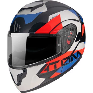 MT HELMETS Atom SV W17 Modular Helmet Gloss Pearl / Blue