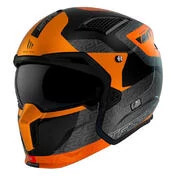 MT Helmets Streetfighter SV S Totem Convertible Helmet Matt Orange