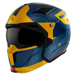 MT Helmets Streetfighter SV S Totem Convertible Helmet Матовый Желтый