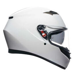 AGV K3 E2206 MPLK Full Face Helmet Mono Seta White