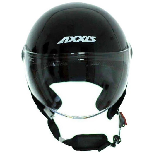AXXIS Square Solid Open Face Helmet Черный