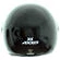 AXXIS Square Solid Open Face Helmet Черный