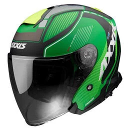 AXXIS OF504SV Mirage SV Village Open Face Helmet Зеленый
