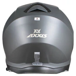 AXXIS OF504SV Mirage SV Solid Open Face Helmet Matt Titanium