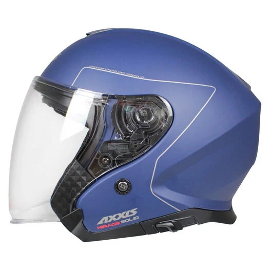 AXXIS OF504SV Mirage SV Solid Open Face Helmet Синий (размер: xs)