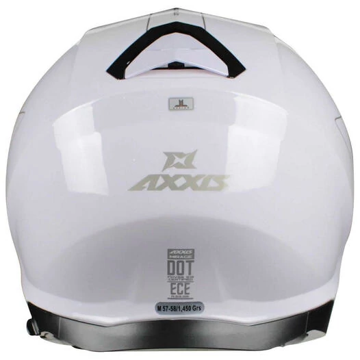 AXXIS OF504SV Mirage SV Solid Open Face Helmet Белый