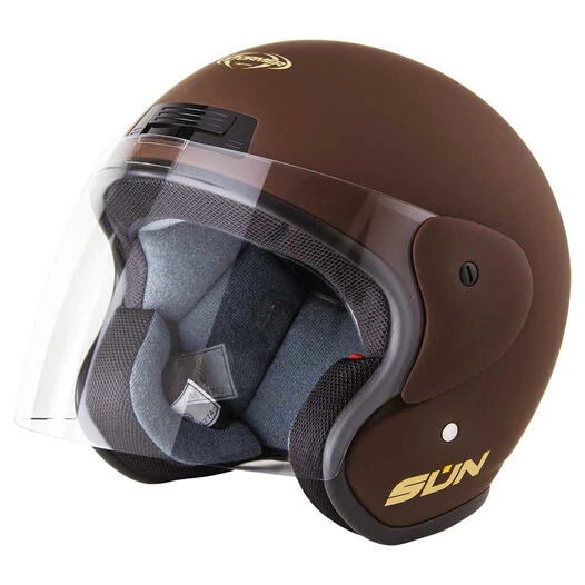 STORMER Sun Open Face Helmet Коричневый (размер: xs)