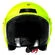 STORMER Sun Open Face Helmet Neon Yellow Glossy