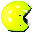 STORMER Sun Open Face Helmet Neon Yellow Glossy