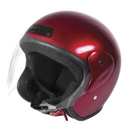 STORMER Sun Open Face Helmet Calm Red Metal Glossy