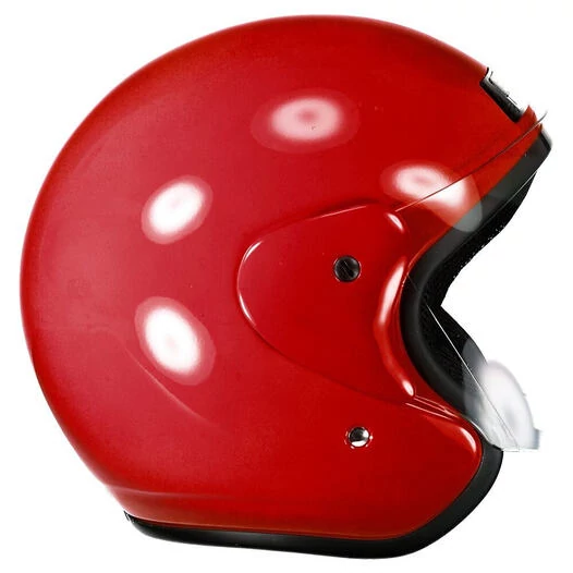 STORMER Sun Open Face Helmet Calm Red Metal Glossy