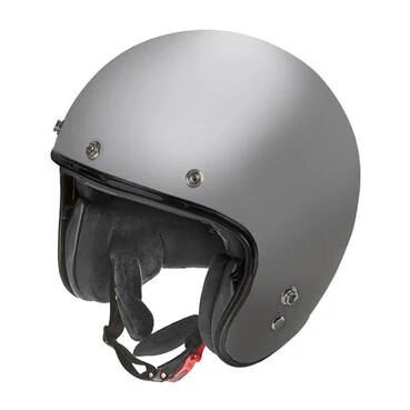 GARI G20X Fiberglass Open Face Helmet Grey Titanium Matte