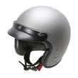 GARI G20X Fiberglass Open Face Helmet Grey Titanium Matte