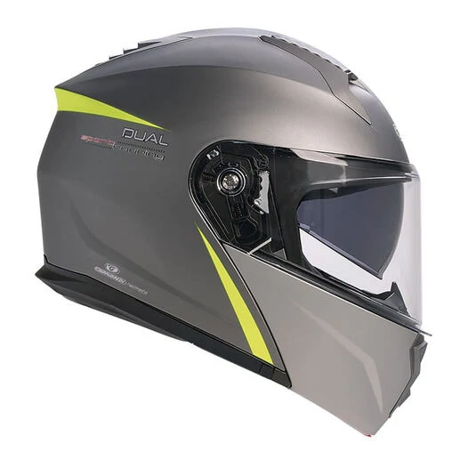 GARI G100 Dual Modular Helmet Grey / Fluo Yellow