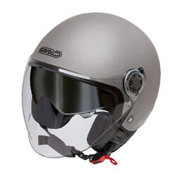 GARI G20 Open Face Helmet матовый серебристый