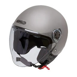 GARI G20 Open Face Helmet матовый серебристый