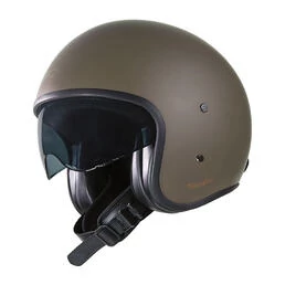 GARI G03X Fiber Open Face Helmet Matt Coffe
