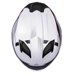 STORMER ZS 1001 Full Face Helmet Glossy White Red