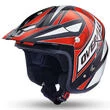 NAU N400 Overall Trial Open Face Helmet Красно-черный (размер: s)