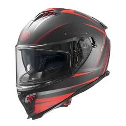PREMIER HELMETS 23 Typhoon FR92BM Pinlock Included Full Face Helmet Красно-черный