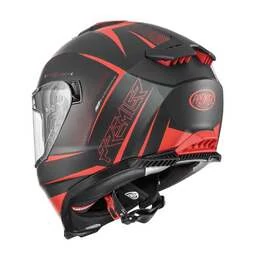 PREMIER HELMETS 23 Typhoon FR92BM Pinlock Included Full Face Helmet Красно-черный