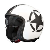 PREMIER HELMETS 23 Vintage Star 8 BM 22.06 Open Face Helmet Черно-белый