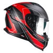 CGM 363G Shot Race Full Face Helmet Matt Anthracite / Red