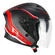 CGM 127G Deep Race Open Face Helmet Matt Graphite / Red