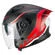 CGM 127G Deep Race Open Face Helmet Matt Graphite / Red