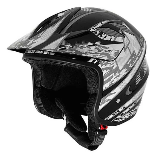 NAU N400 Overnet Open Face Helmet Серо-черный (размер: l)