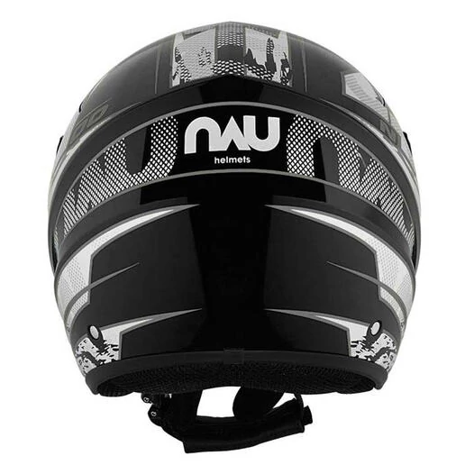 NAU N400 Overnet Open Face Helmet Серо-черный