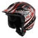 NAU N400 Overnet Open Face Helmet Красно-черный