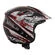 NAU N400 Overnet Open Face Helmet Красно-черный