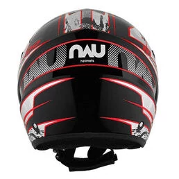 NAU N400 Overnet Open Face Helmet Красно-черный