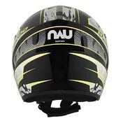 NAU N400 Overnet Open Face Helmet Черно-желтый