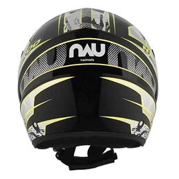 NAU N400 Overnet Open Face Helmet Черно-желтый