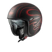 PREMIER HELMETS 23 Vintage FR BM 22.06 Open Face Helmet Красно-черный