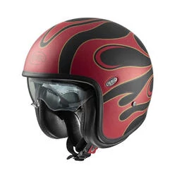 PREMIER HELMETS 23 Vintage FR 2 BM 22.06 Open Face Helmet Красно-черный