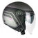 SKA-P 1SHG Zen City Open Face Helmet Anthracite / Fluo Pink
