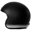 RUSTY STITCHES Fonzie Open Face Helmet Matt Black / White