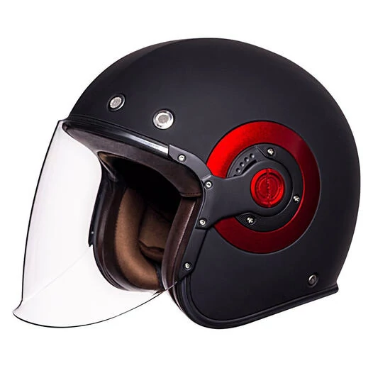 SMK Retro Open Face Helmet Черный (размер: xs)