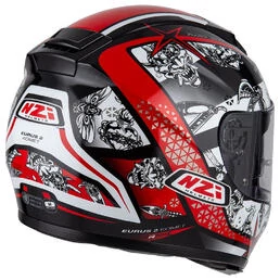 NZI Eurus 2 Duo Full Face Helmet Matt Komet Black / Red