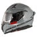NZI Go Rider Stream Solid Full Face Helmet Nouveau Grey