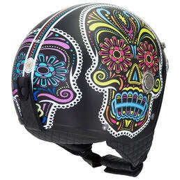 NZI Tonup Open Face Helmet Matt Survival